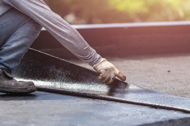 Professional Exterior Waterproofing technician working in Notre Dame, IN